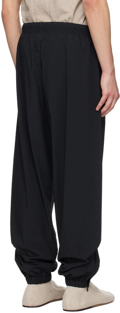 Essentials Black Drawstring Track Pants 3