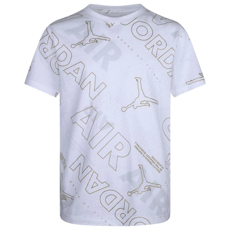 Jordan Jordan Golden Flight AOP Short Sleeve T-Shirt - Boys' Grade School 1