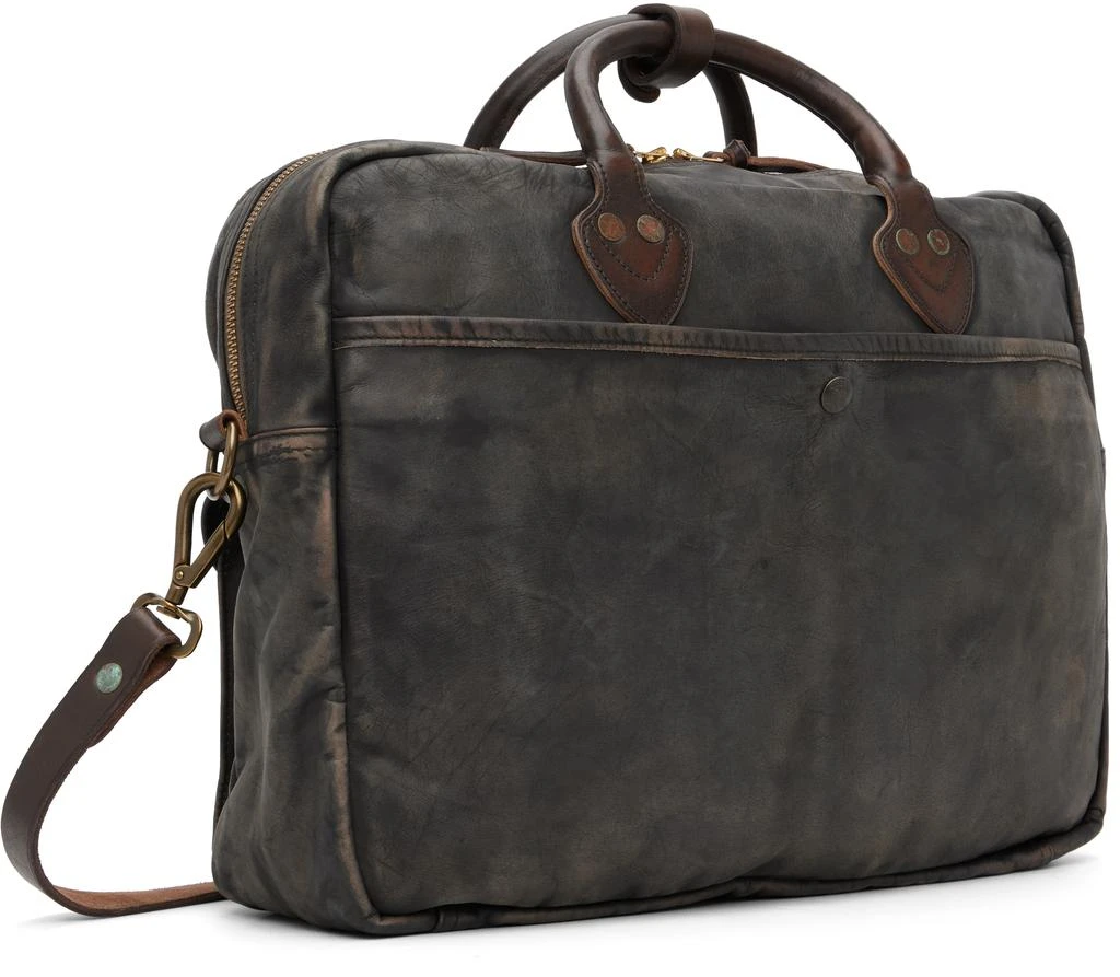 RRL Brown Leather Briefcase 3