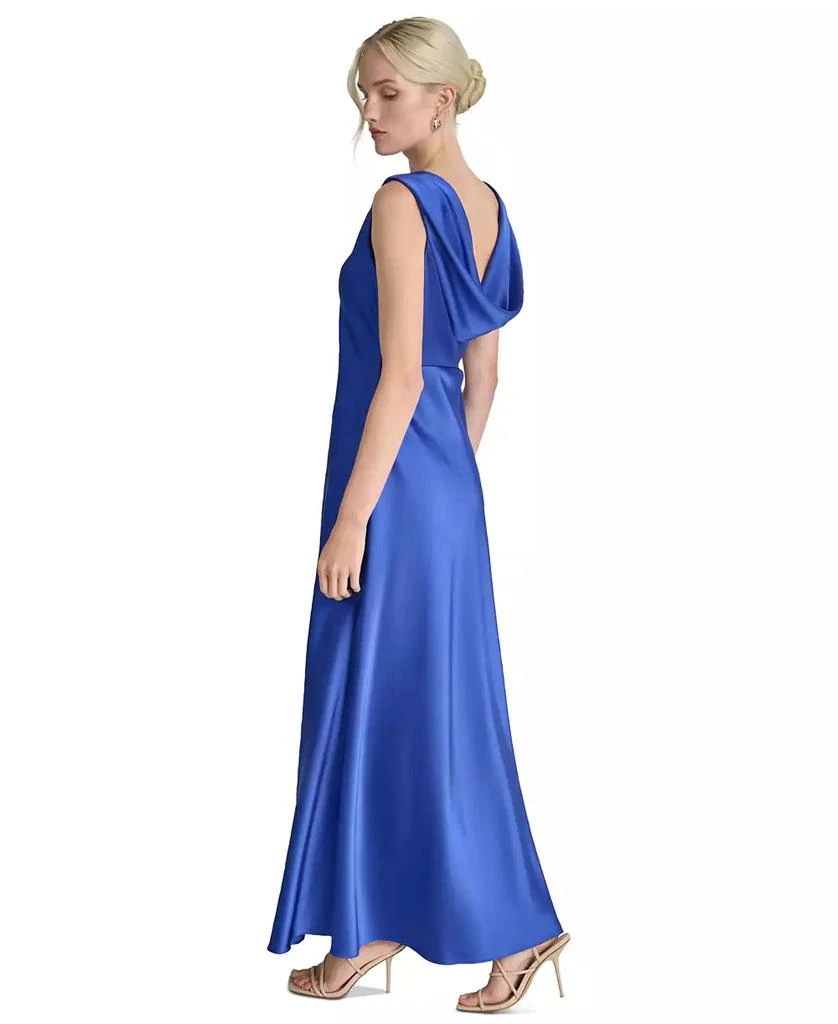 DKNY Women's Cowl-Back Sleeveless Gown 2