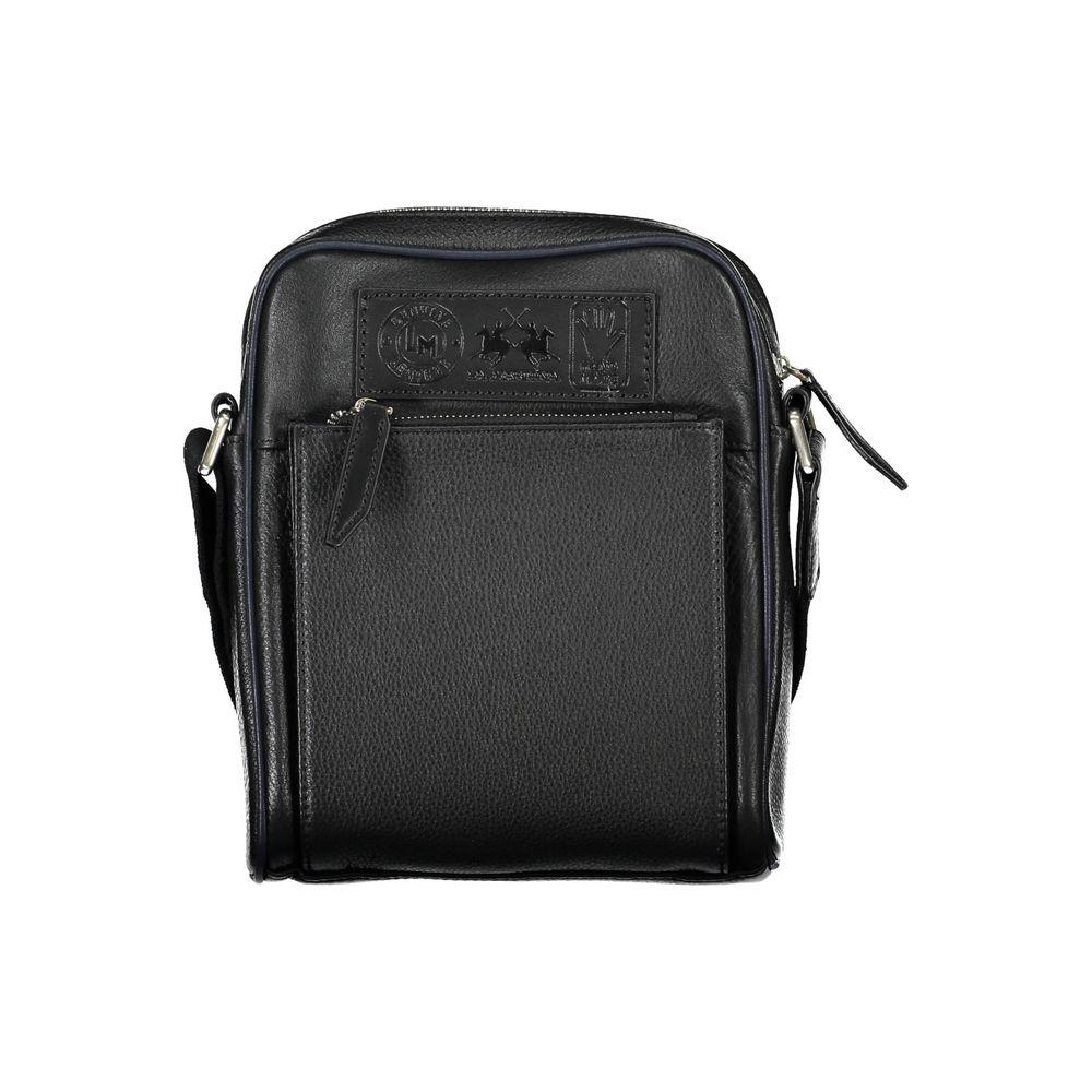 La Martina Leather Shoulder Men's Bag