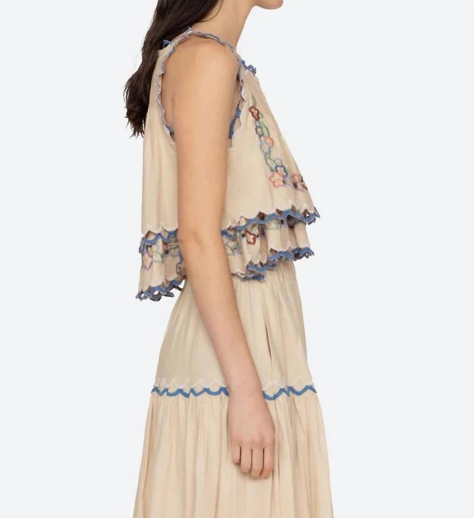 Sea Sea - Melinda Floral Embroidery Tank Top 2