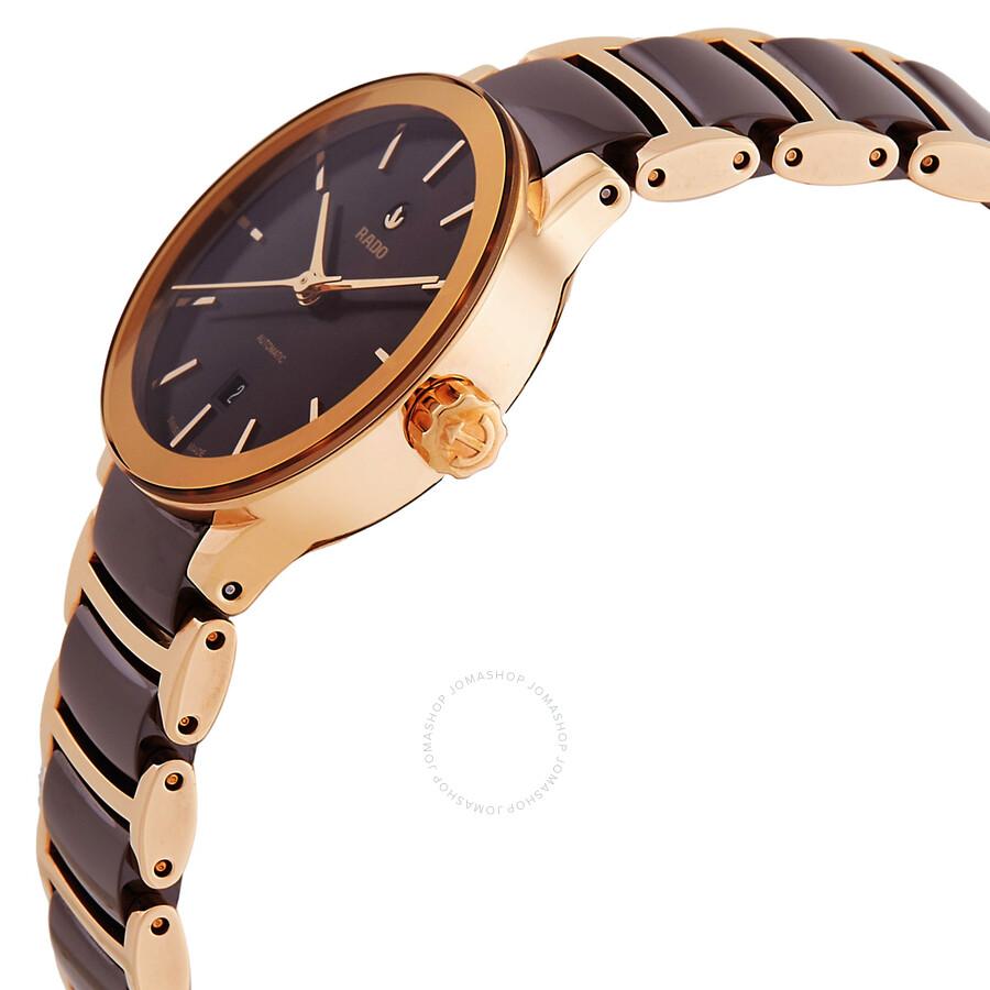 Rado Centrix Automatic Brown Dial Ladies Watch R30183302