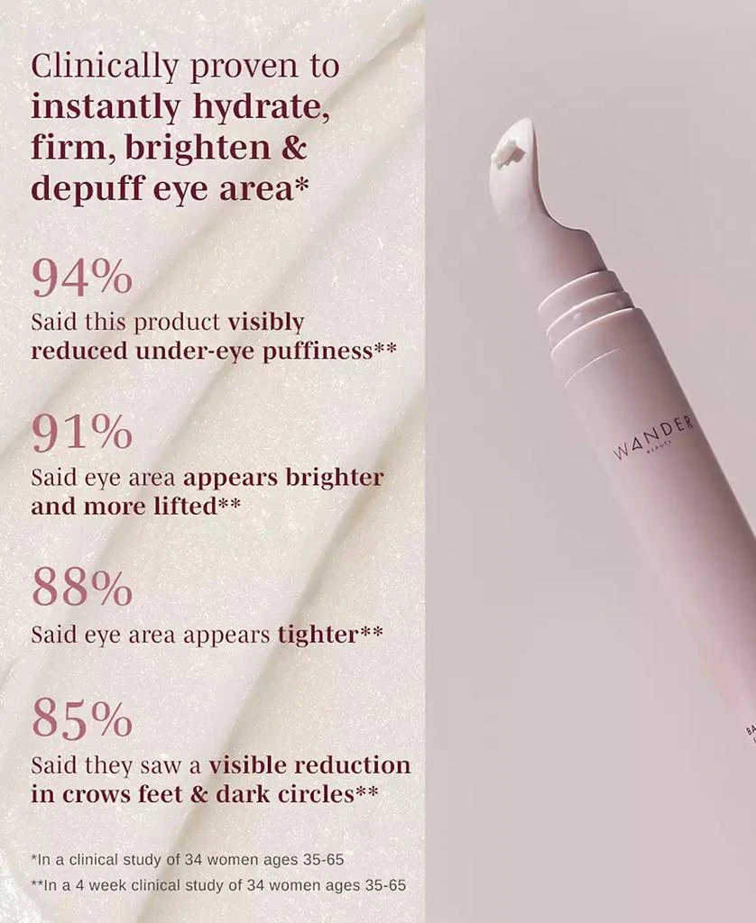 Wander Beauty Baggage Claim Everyday Eye Cream 4