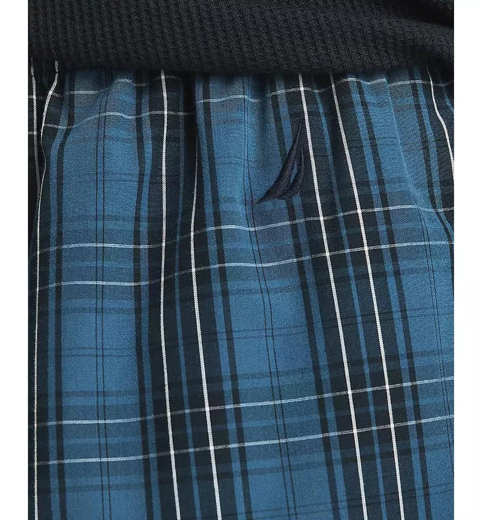 Nautica Men's Plaid Plaid Poplin Pajama Pants 3