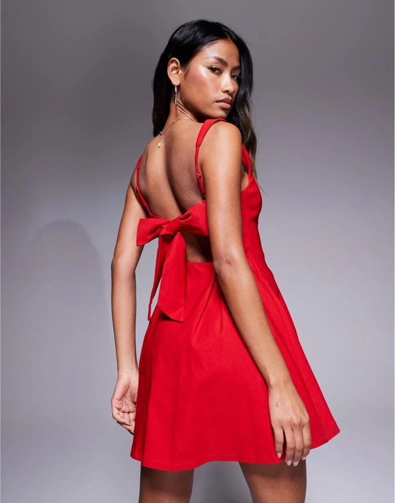 black satin halter mini dress House Party Halter Dress