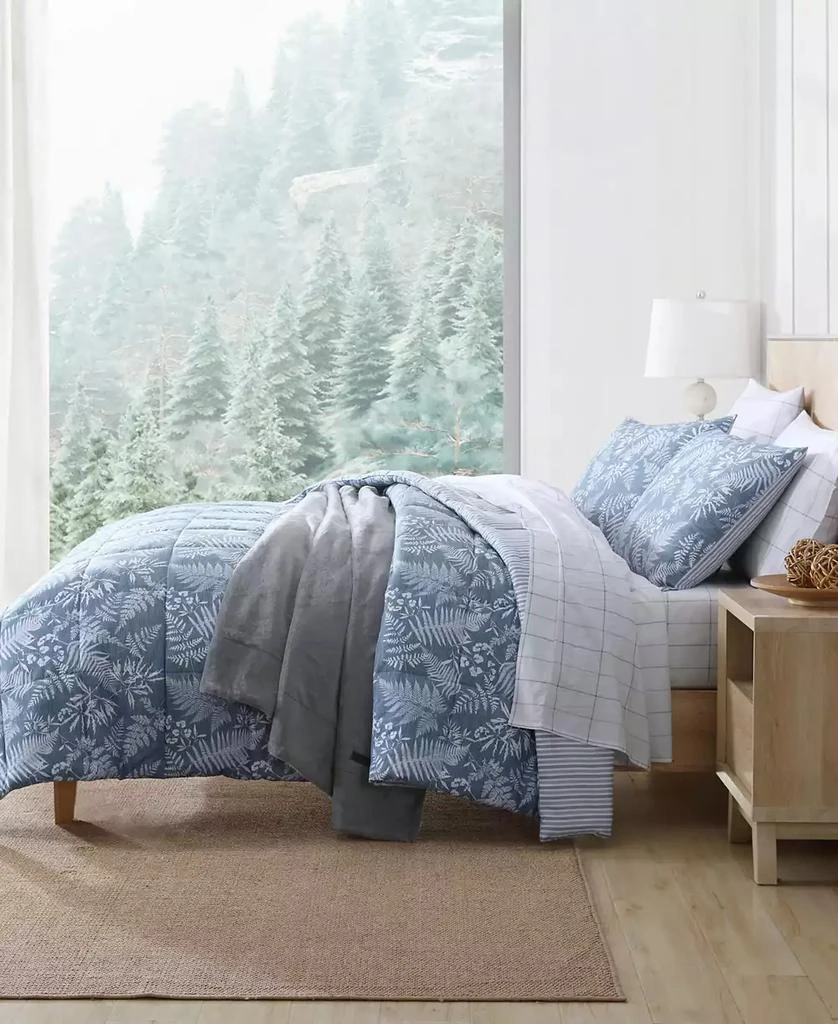 Eddie Bauer Fern Garden Reversible 3 Piece Comforter Set 4
