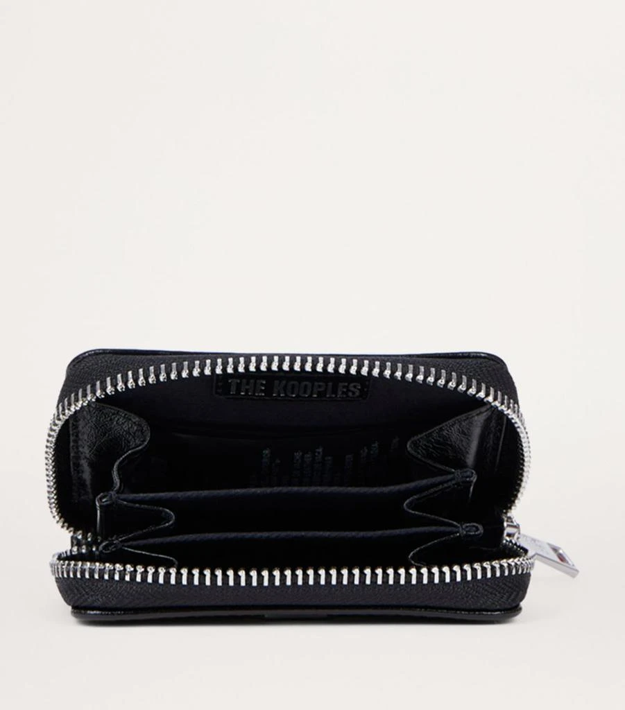 The Kooples Leather Zipped Blazon Wallet 2