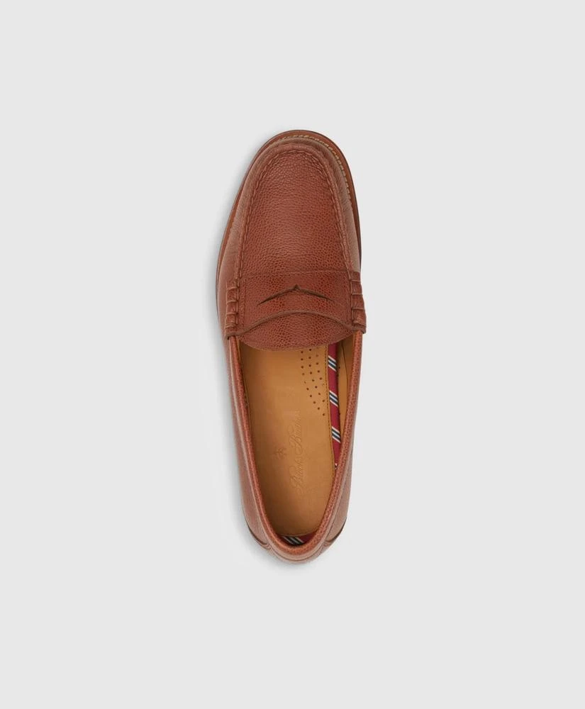Brooks Brothers Leather Penny Loafer with Lug Sole 2