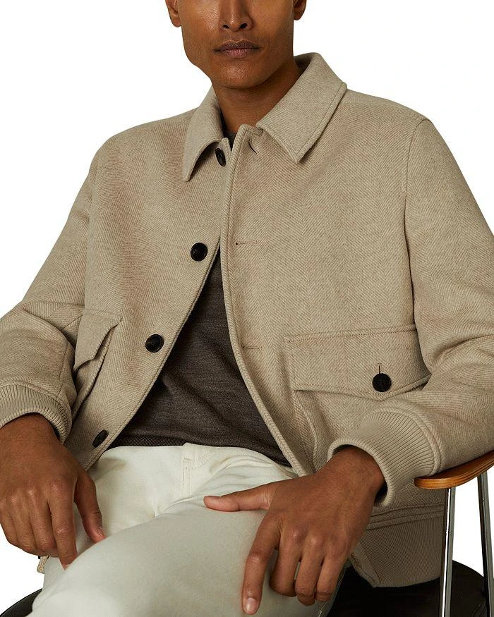 REISS Bak Herringbone Jacket 1