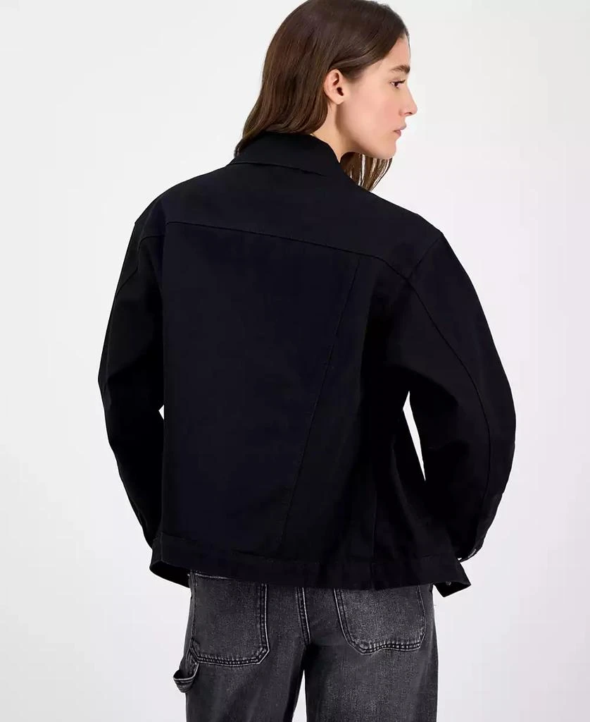 Madden Girl Juniors' Studded Boyfriend Denim Jacket 4