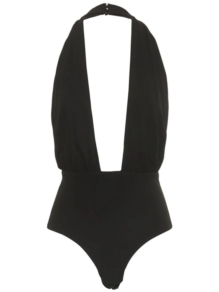 Michael Kors Michael Kors Collection Plunge Halterneck Bodysuit