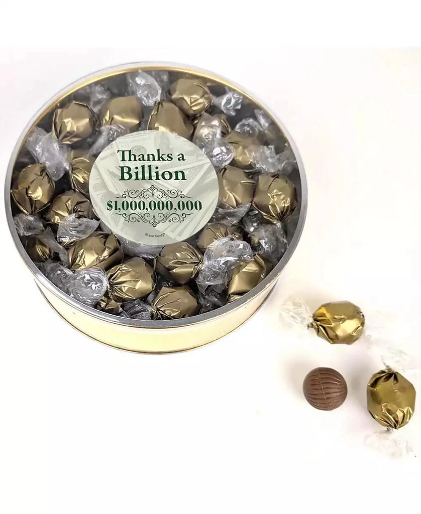 Just Candy Thanks A Billion Dubai Chocolate Truffles Gift Tin, 42 Truffles
