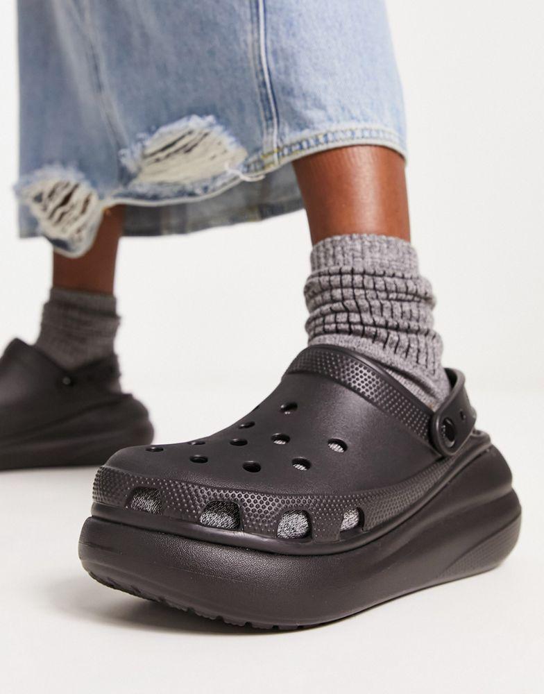 Crocs Crocs classic crush clogs in black