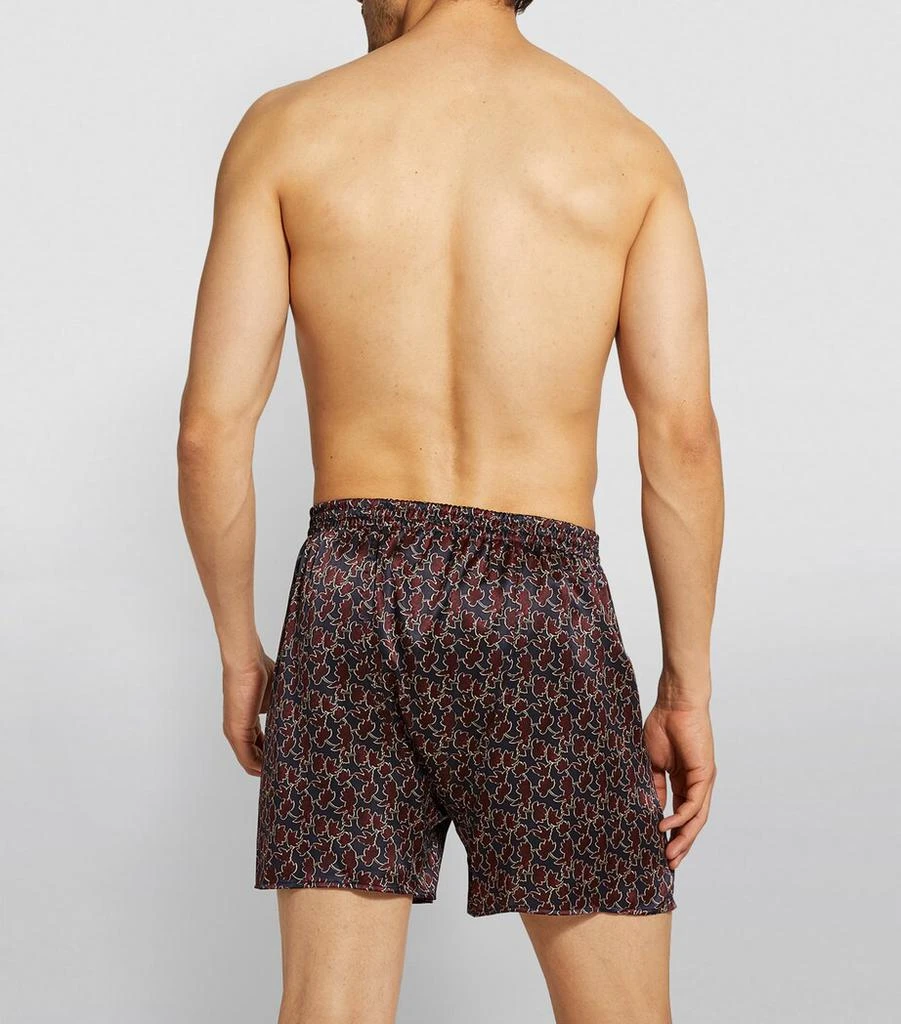 Zimmerli Silk Leaf Print Boxer Shorts 3