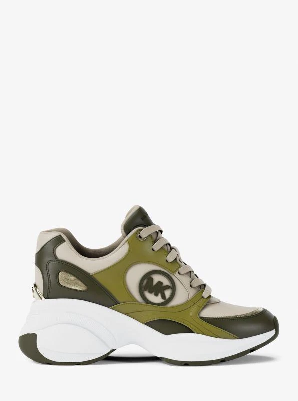 Michael Kors Zuma Leather Trainer 2