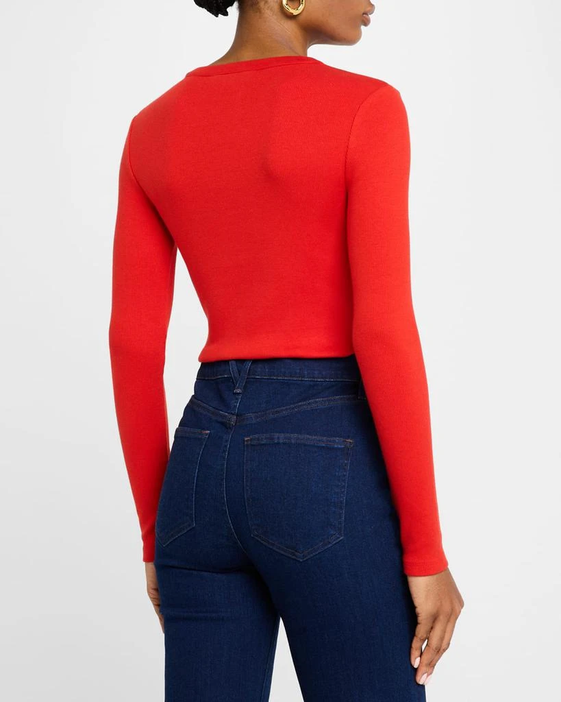 VERONICA BEARD Pruitt Long-Sleeve Tee 3