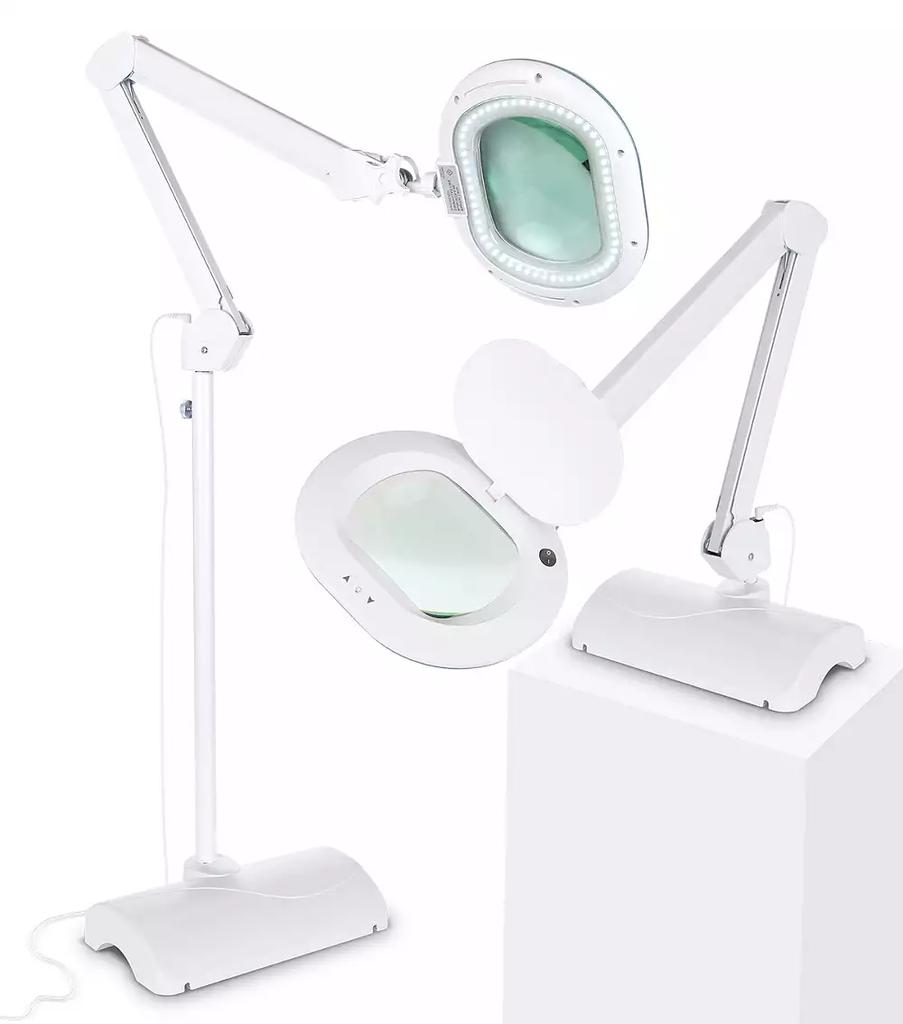 Brightech Lightview Pro LED 2-in-1 Magnifier Floor or Desk Lamp (2.25x) 5 Diopter