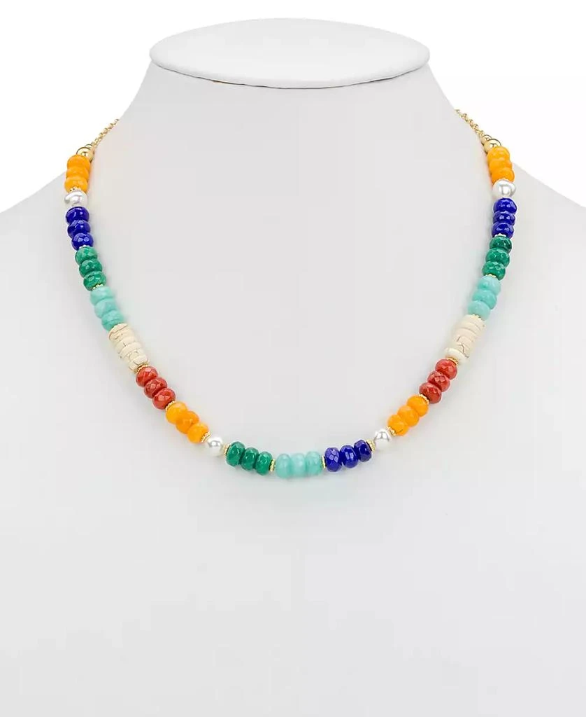 Patricia Nash Gold-Tone 2-Pc. Set Beaded & Heart Pendant Convertible Layered Necklace, 19" + 3" extender 3