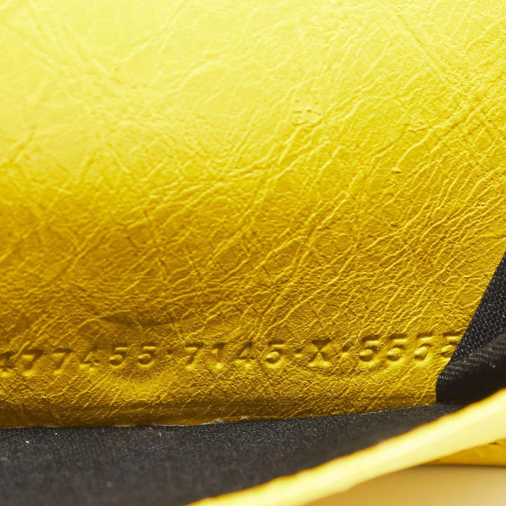Balenciaga Balenciaga Curry Leather City Wallet 9