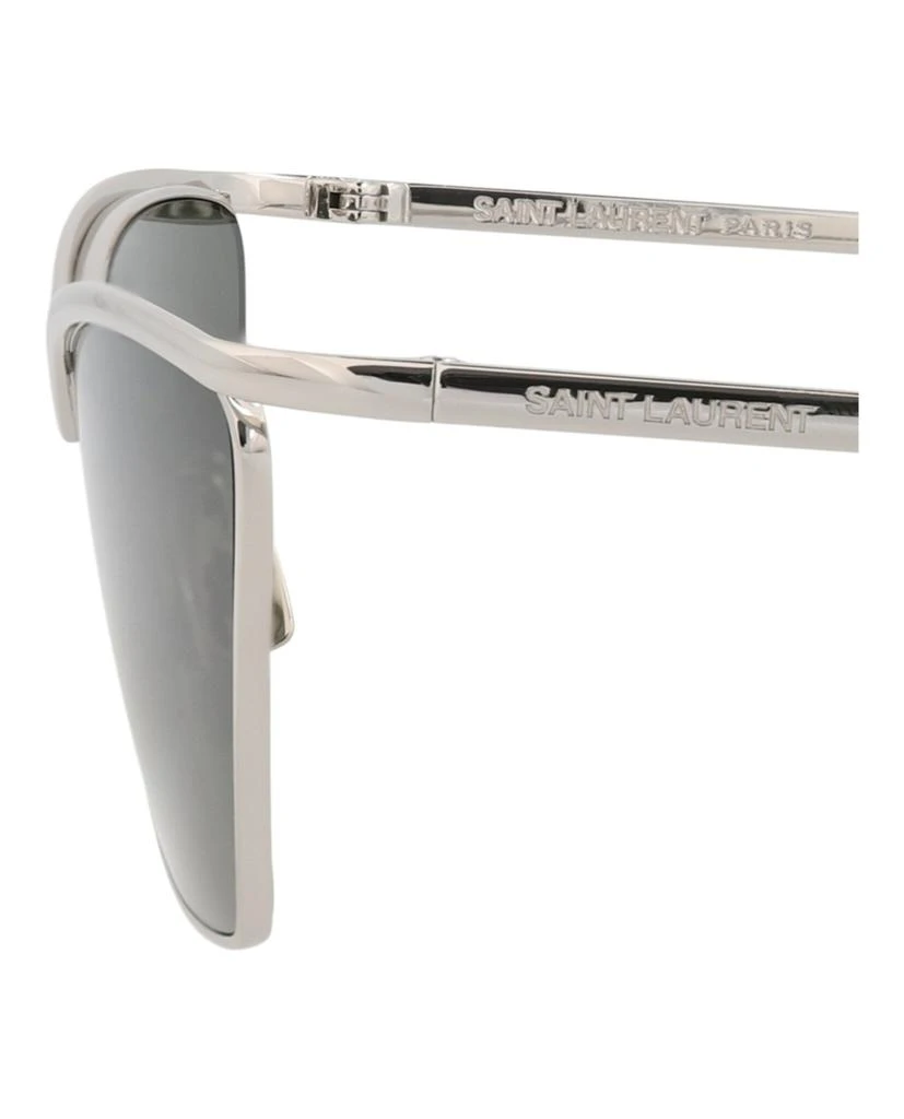 Yves Saint Laurent Cat Eye-Frame Metal Sunglasses 4