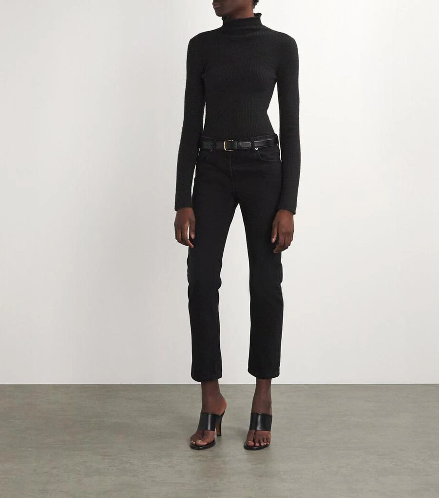 The Row Hurly Cashmere-Blend Top 2