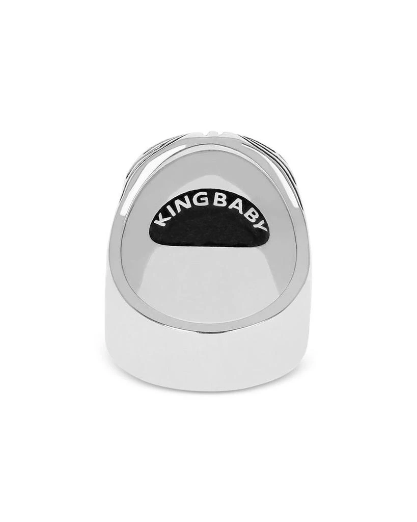King Baby Sterling Silver 20th Anniversary Skull Ring 3