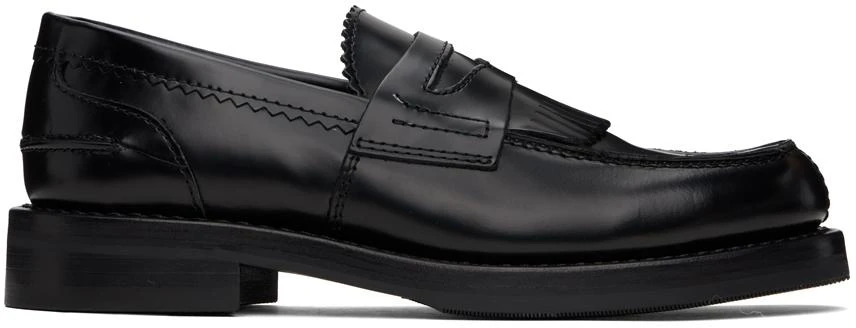 Our Legacy Black Fringed Loafers 1