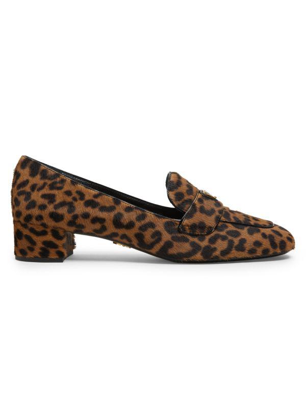 Prada Prada 45Mm Triangle-Enamel Pumps 38 - High Heels