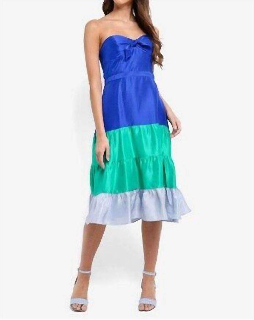 J. Crew J.Crew - Jackaroo Silk Strapless Flare Dress