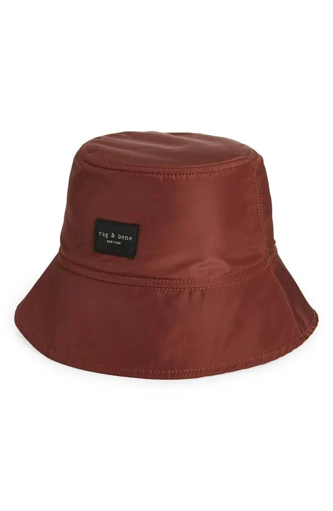 Rag & Bone Rag And Bone Addison Bucket Hat Redwood M/L 1