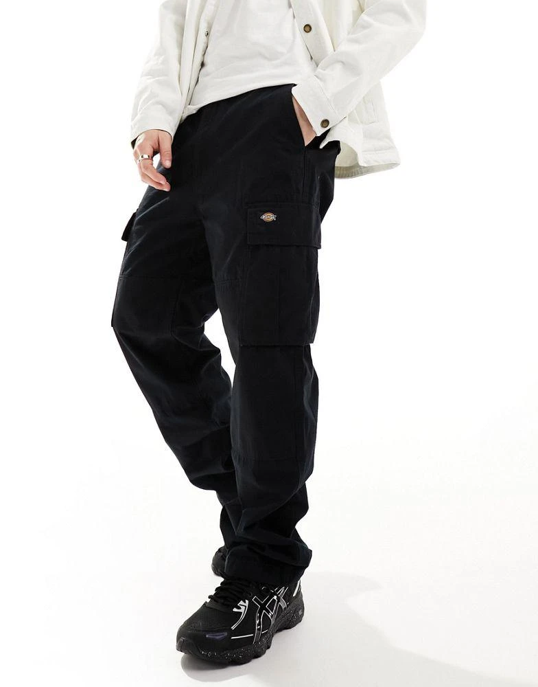 DICKIES Dickies eagle bend cargo trousers in black 1