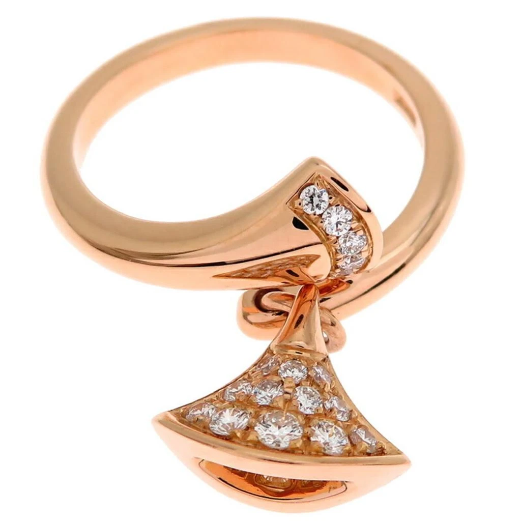 BVLGARI pink gold (18K) Band Ring (Pre-Owned) 4