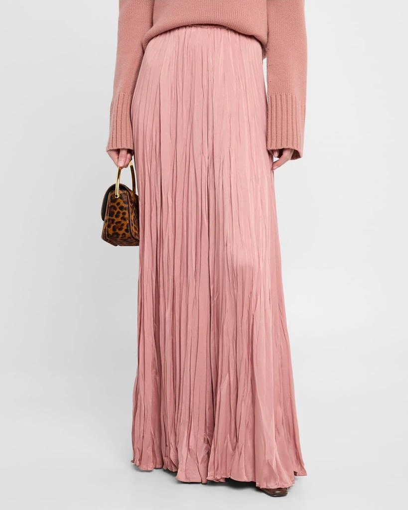 Michael Kors Jamison Crushed Maxi Skirt 4