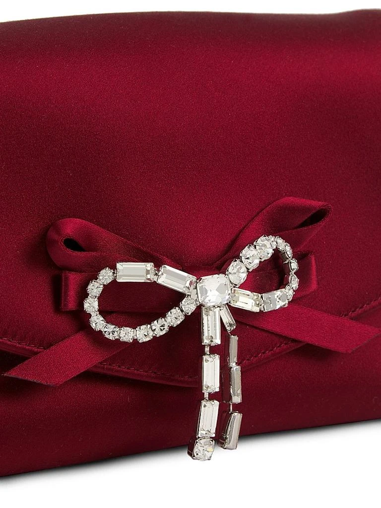 Jimmy Choo Mini Bow Satin Crossbody Bag 6