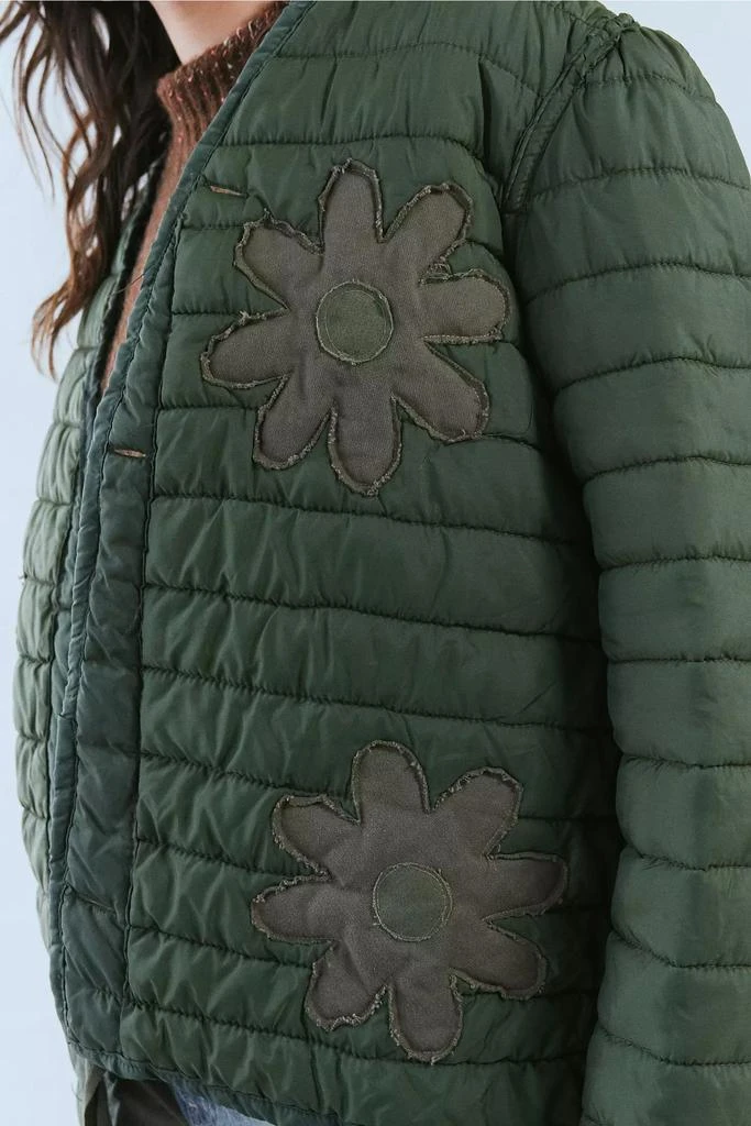 Urban Renewal ReMADE By UO Tonal Floral Patchwork Surplus Jacket 3