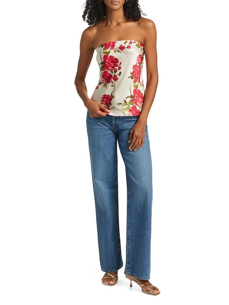 CAMI NYC Prima Silk Strapless Top 2