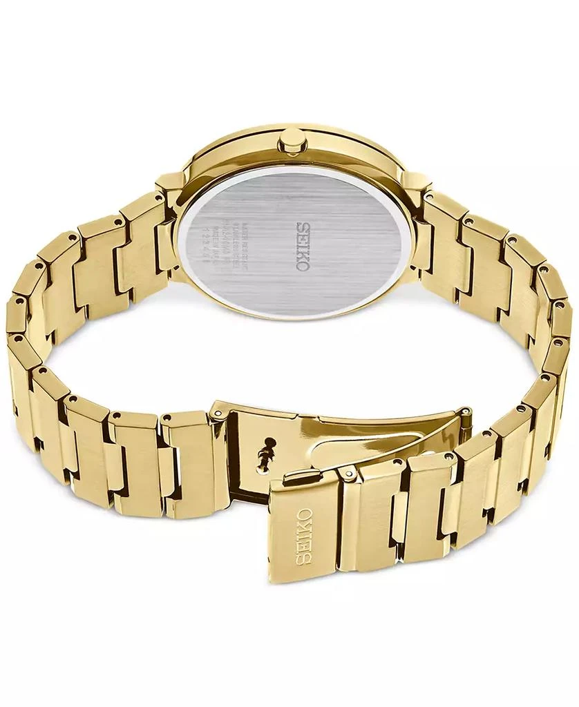 Seiko Men's Essentials Gold-Tone Stainless Steel Bracelet Watch 41mm 3