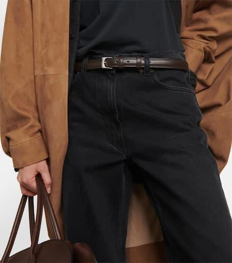 The Row Slim leather belt 2