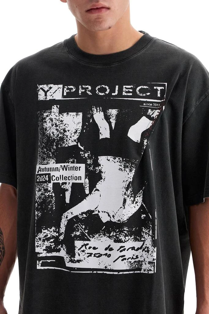 Y/Project t-shirt with printed pinch 4