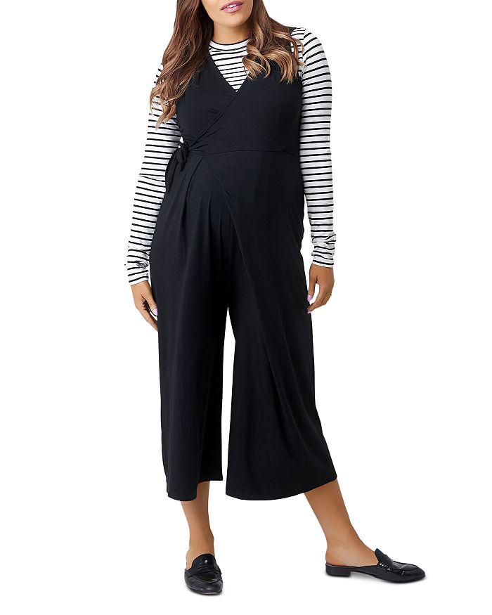Nom Maternity Francesca Surplice Maternity Jumpsuit