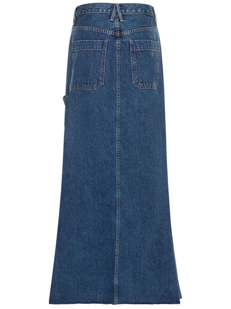 SLVRLAKE Worker Cotton Denim Maxi Skirt 4