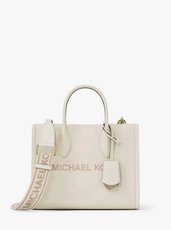 Michael Kors Mirella Small Pebbled Leather Convertible Crossbody Bag