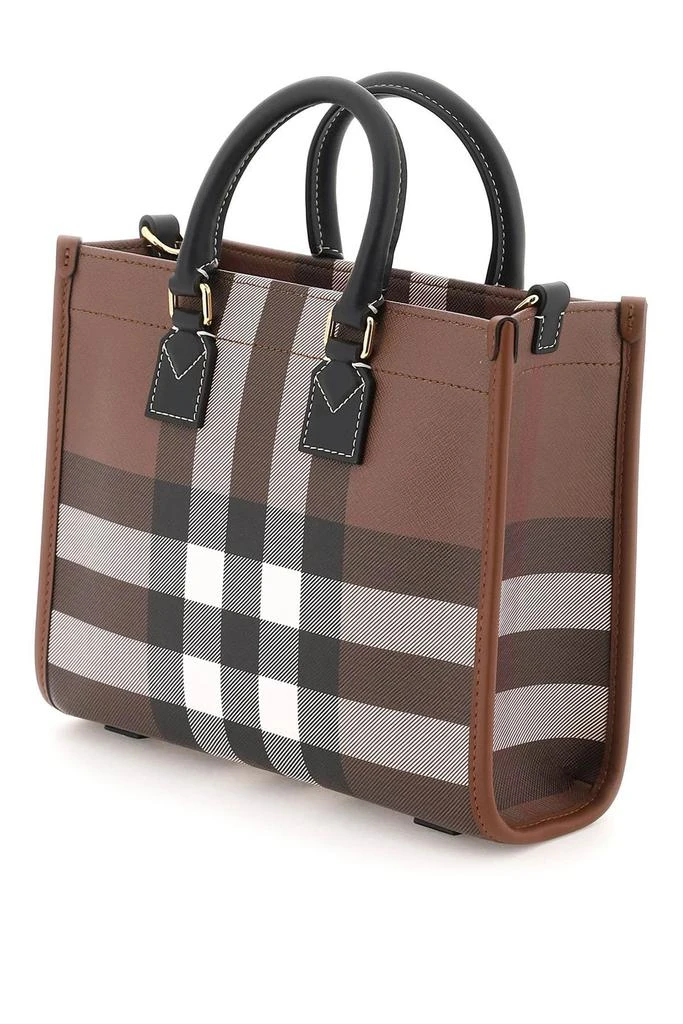 Burberry Burberry Tartan Checked Freya Tote Bag 2