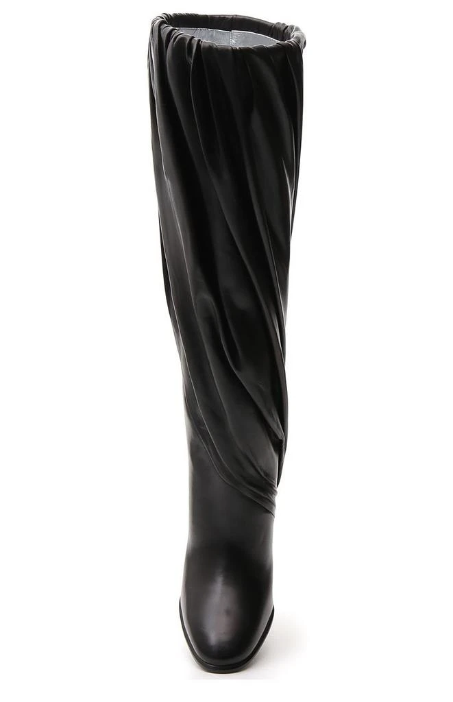 Givenchy Givenchy Pleated Chunky Heel Boots 4