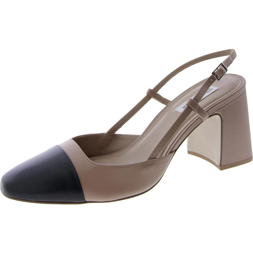 Steve Madden Becka Womens Colorblock Cap Toe Slingback Heels 1