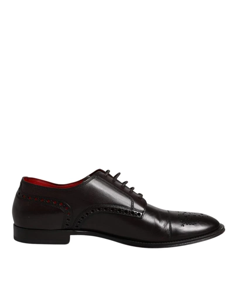 Dolce & Gabbana Calfskin Leather Derby Men Dress Men's Shoes (Pre-Owned) 1