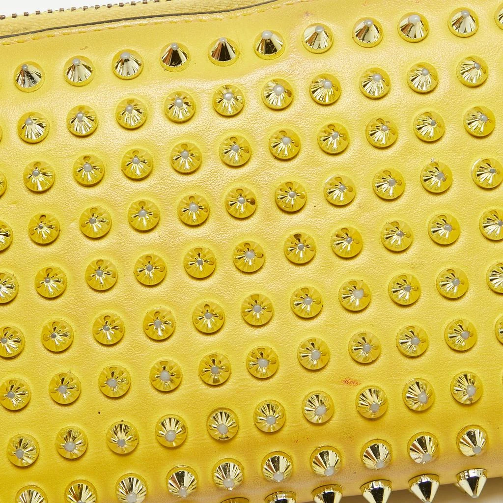 Christian Louboutin Christian Louboutin Yellow Leather Panettone Continental Wallet 5