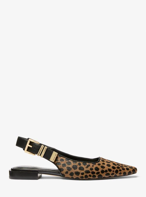 Michael Kors Darrington Cheetah Print Calf Hair Flat 2