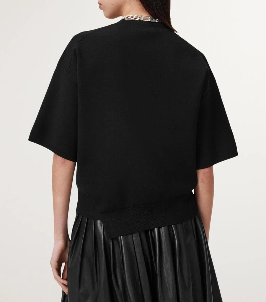 ALL SAINTS Knitted Remi T-Shirt 8
